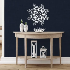Lotus Mandala Wall Stickers White | Stickers on Wall