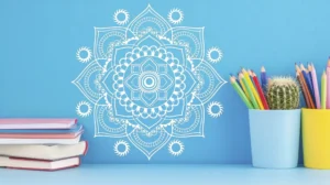 Mandala Art Wall Stickers White | Stickers on Wall