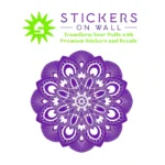 Ornamental Mandala Wall Stickers Perfect Purple | Stickers on Wall