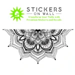 Crown Mandala Wall Stickers Black | Stickers on Wall