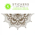 Crown Mandala Wall Stickers Brown | Stickers on Wall