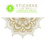 Crown Mandala Wall Stickers Gold | Stickers on Wall