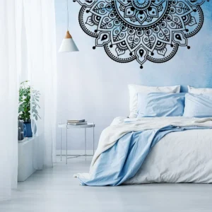 Mandala Decorative Wall Stickers Dark Black