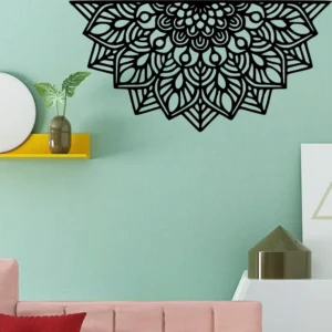 Mandala Design Wall Stickers Dark Black | Stickers on Wall