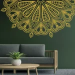 Mandala Half heart Wall Stickers | Stickers on Wall