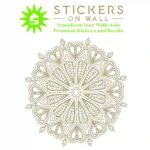 Mandala Heart Wall Stickers Gold | Stickers on Wall