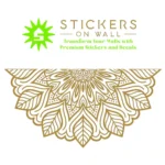 Mandala Leaf Wall Stickers Gold | Stickers on Wall