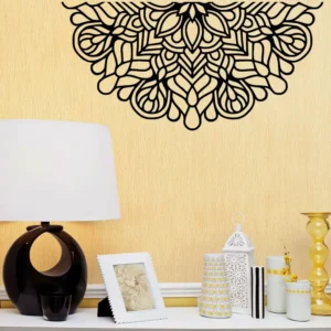 Mandala Pattern Wall Stickers Dark Black | Stickers on Wall