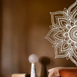 Mandala Petal Wall Stickers White | Stickers on Wall