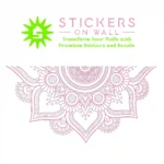 Mandala Spread Wall Stickers Bubblegum | Stickers on Wall