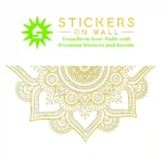 Mandala Spread Wall Stickers Golden Yellow | Stickers on Wall