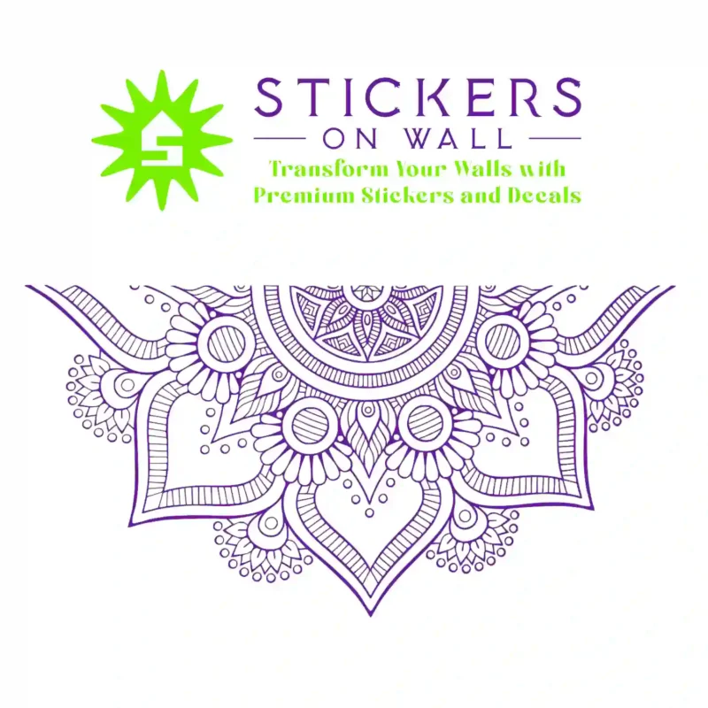 Mandala Spread Wall Stickers Perfect Purple | Stickers on Wall