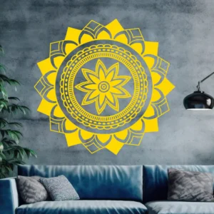 Crest Mandala Wall Sticker