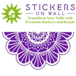 Fan Mandala Wall Sticker Perfect Purple | Stickers on Wall