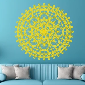 Geo Mandala Wall Stickers Golden | Stickers on Wall