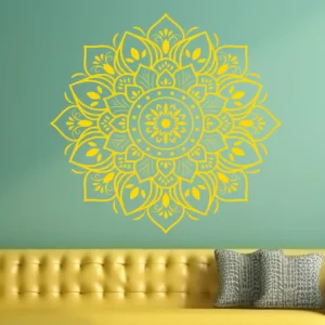 Lotus Mandala Wall Sticker