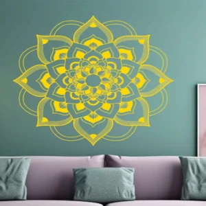 Striped Mandala Wall Sticker