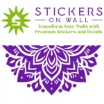 Apex Mandala Wall Sticker Perfect Purple | Stickers on Wall