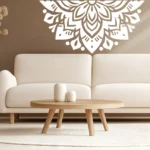 Apex Mandala Wall Sticker White | Stickers on Wall