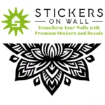 Arrow Mandala Wall Sticker Black | Stickers on Wall