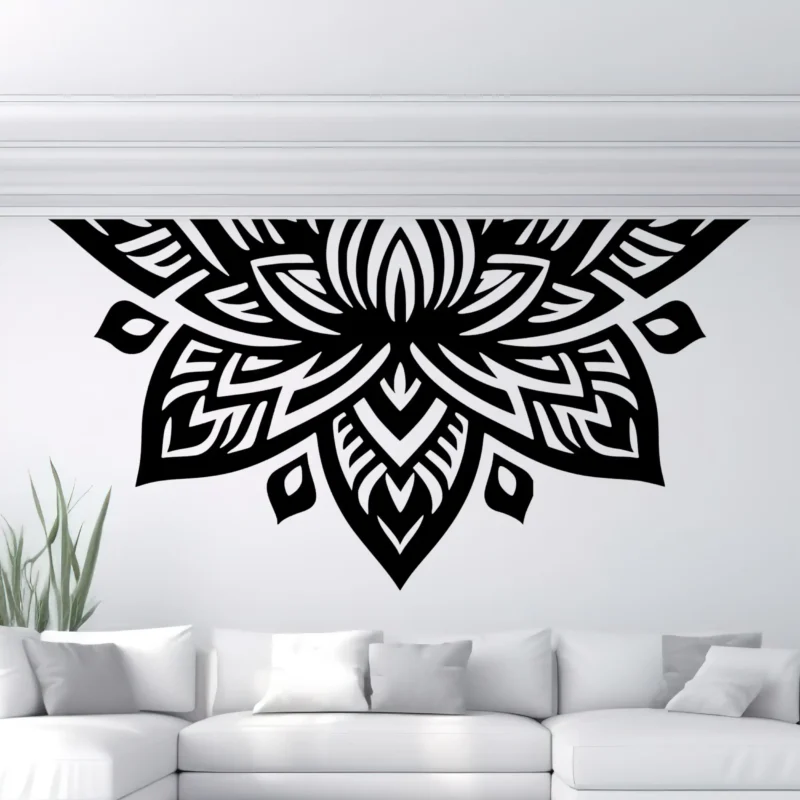 Arrow Mandala Wall Sticker Dark Black | Stickers on Wall