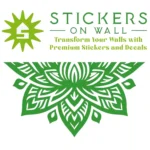 Arrow Mandala Wall Sticker Mid Green | Stickers on Wall