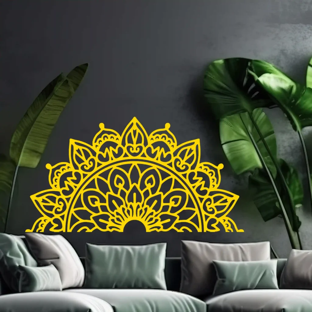 Beaded Mandala Wall Sticker | Stickers on Wall Beaded Mandala Wall Sticker | Stickers on Wall
