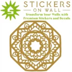 Knot Mandala Wall Sticker Gold | Stickers on Wall