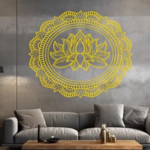 Lotus Medallion Wall Sticker