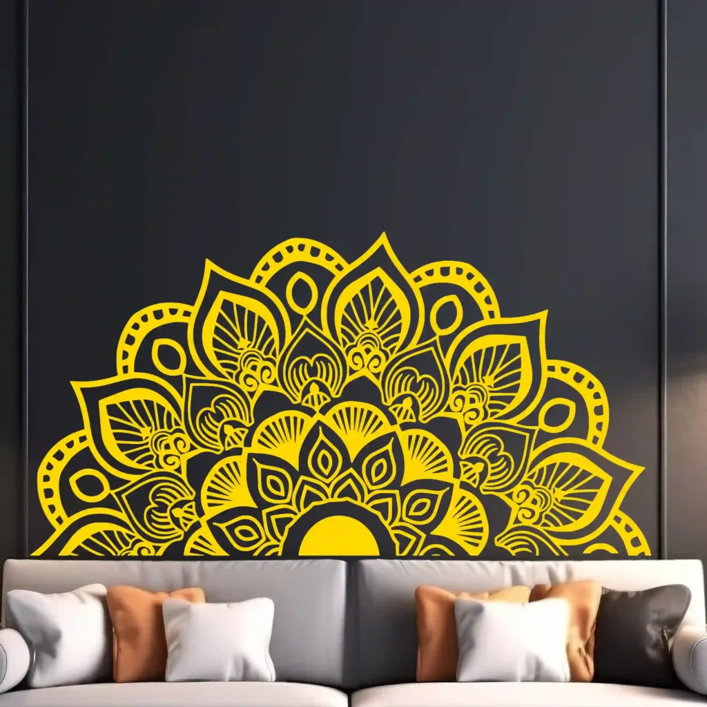 Paisley Mandala Wall Sticker | Stickers on Wall Paisley Mandala Wall Sticker | Stickers on Wall