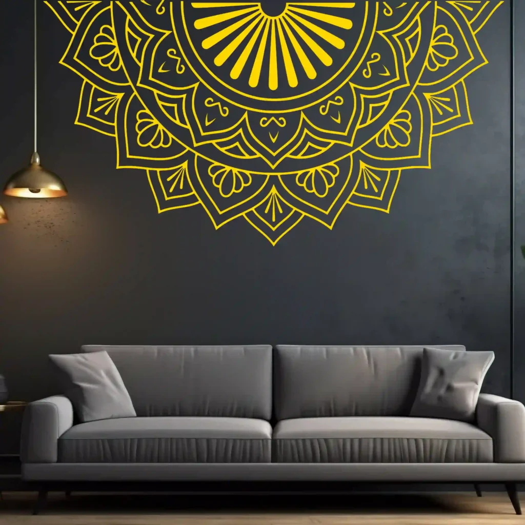 Sunrise Mandala Wall Sticker | Stickers on Wall Sunrise Mandala Wall Sticker | Stickers on Wall