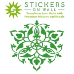 Moroccan Arabesque Wall Sticker Mid Green | Stickers on Wall Moroccan Arabesque Wall Sticker Mid Green | Stickers on Wall