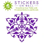 Moroccan Arabesque Wall Sticker Perfect Purple | Stickers on Wall Moroccan Arabesque Wall Sticker Perfect Purple | Stickers on Wall