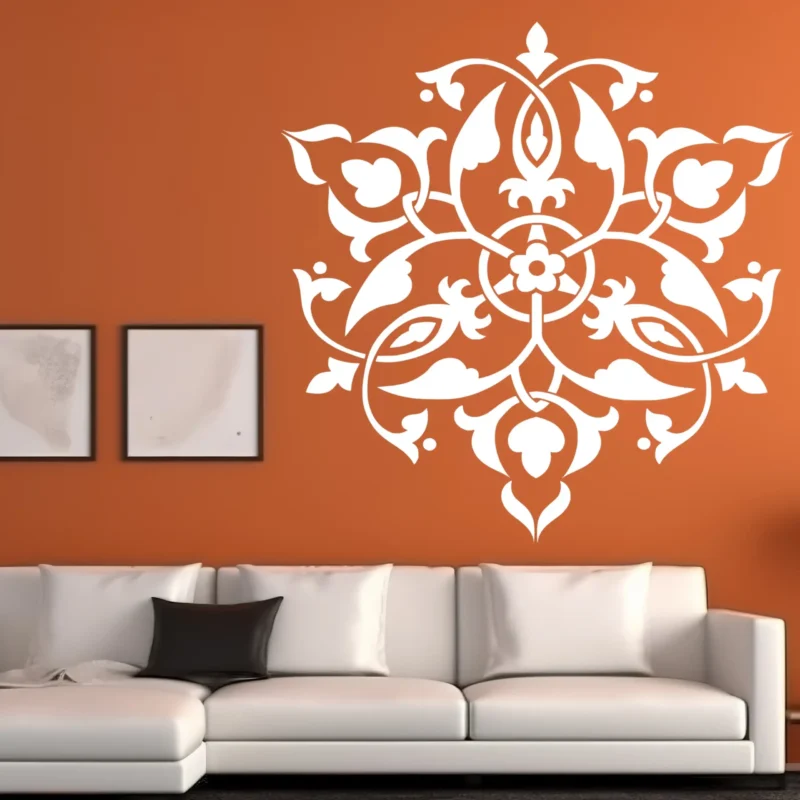 Moroccan Arabesque Wall Sticker White | Stickers on Wall Moroccan Arabesque Wall Sticker White | Stickers on Wall
