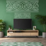Moroccan Border White | Stickers on Wall Moroccan Border White | Stickers on Wall