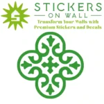 Moroccan Clover Wall Sticker Mid Green | Stickers on Wall