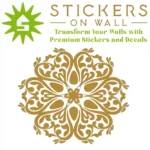 Moroccan Filigree Wall Sticker Gold | Stickers on Wall Moroccan Filigree Wall Sticker Gold | Stickers on Wall