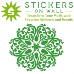 Moroccan Filigree Wall Sticker Mid Green | Stickers on Wall Moroccan Filigree Wall Sticker Mid Green | Stickers on Wall