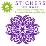 Moroccan Filigree Wall Sticker Perfect Purple | Stickers on Wall Moroccan Filigree Wall Sticker Perfect Purple | Stickers on Wall