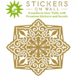 Moroccan Knot Wall Sticker Gold | Stickers on Wall