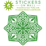 Moroccan Knot Wall Sticker Mid Green | Stickers on Wall