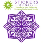 Moroccan Knot Wall Sticker Perfect Purple | Stickers on Wall