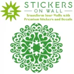 Moroccan Medallion Wall Sticker Mid Green | Stickers on Wall Moroccan Medallion Wall Sticker Mid Green | Stickers on Wall