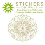 Moroccan Botanical Wall Sticker Gold | Stickers on Wall Moroccan Botanical Wall Sticker Gold | Stickers on Wall