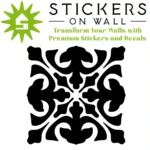 Moroccan Fleur Wall Sticker Black | Stickers on Wall Moroccan Fleur Wall Sticker Black | Stickers on Wall