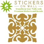 Moroccan Fleur Wall Sticker Gold | Stickers on Wall Moroccan Fleur Wall Sticker Gold | Stickers on Wall