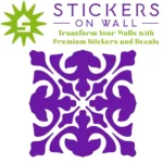 Moroccan Fleur Wall Sticker Perfect Purple | Stickers on Wall Moroccan Fleur Wall Sticker Perfect Purple | Stickers on Wall