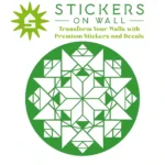 Moroccan Geometric Wall Sticker Mid Green | Stickers on Wall Moroccan Geometric Wall Sticker Mid Green | Stickers on Wall