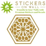Moroccan Hexagon Wall Sticker Gold | Stickers on Wall Moroccan Hexagon Wall Sticker Gold | Stickers on Wall