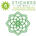 Moroccan Knotwork Wall Sticker Mid Green | Stickers on Wall Moroccan Knotwork Wall Sticker Mid Green | Stickers on Wall